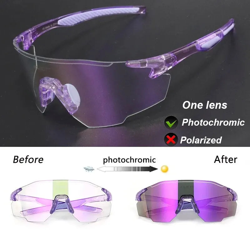 ELICIT Photochromic Polarized Sports Glasses Unisex UV400